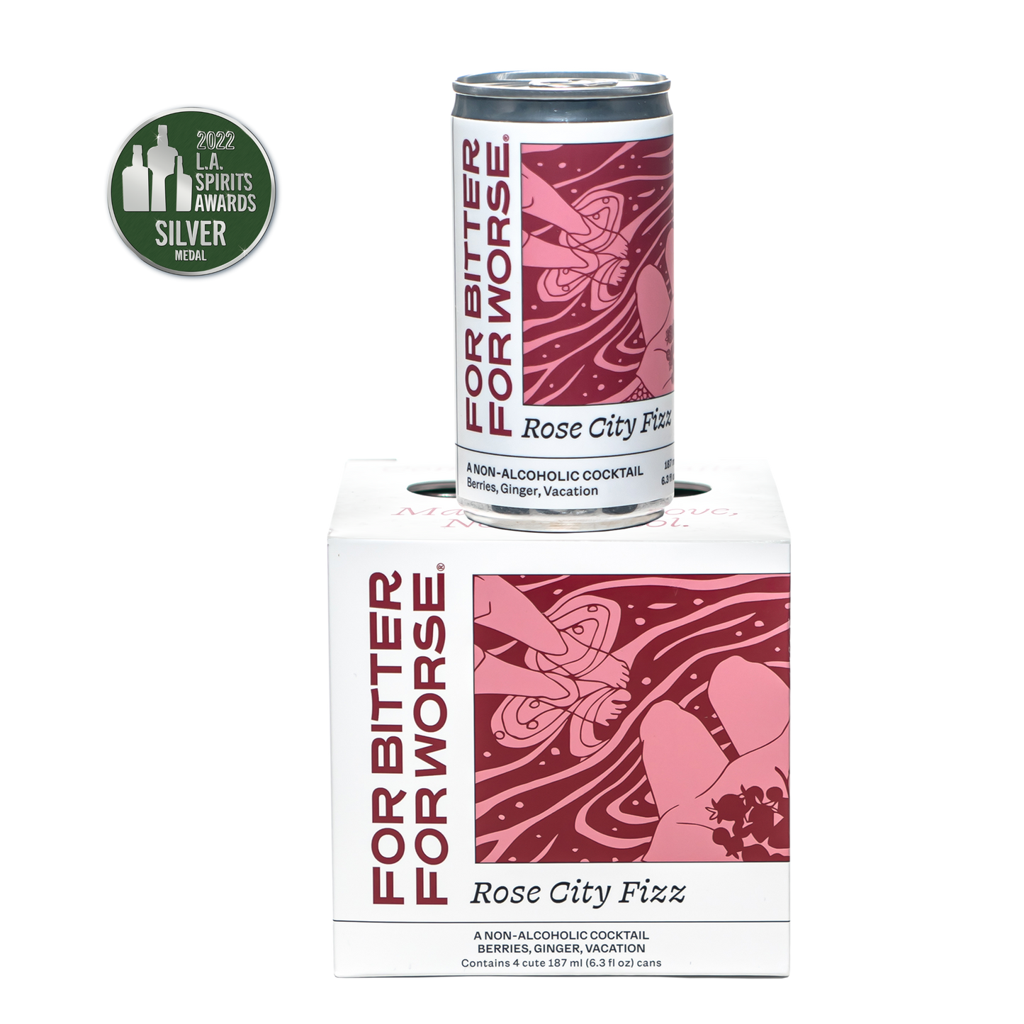 Rose City Fizz Can, Non-Alcoholic Tonic