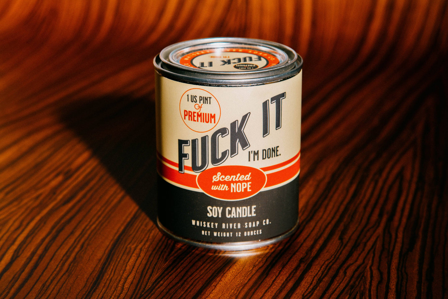 Fuck It Vintage Paint Candle