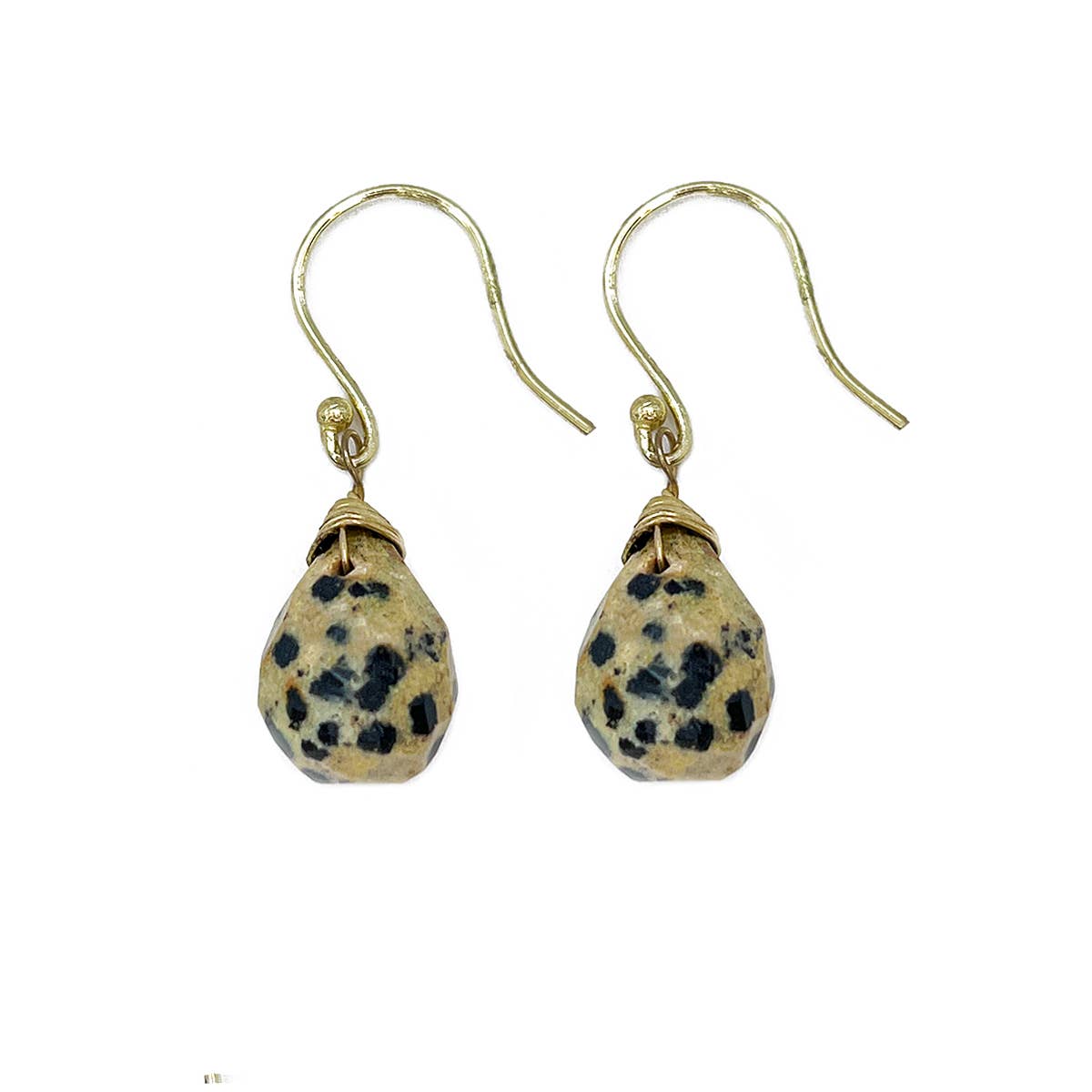 Tear-Drop Semi-Precious Stone Earrings - Single Set