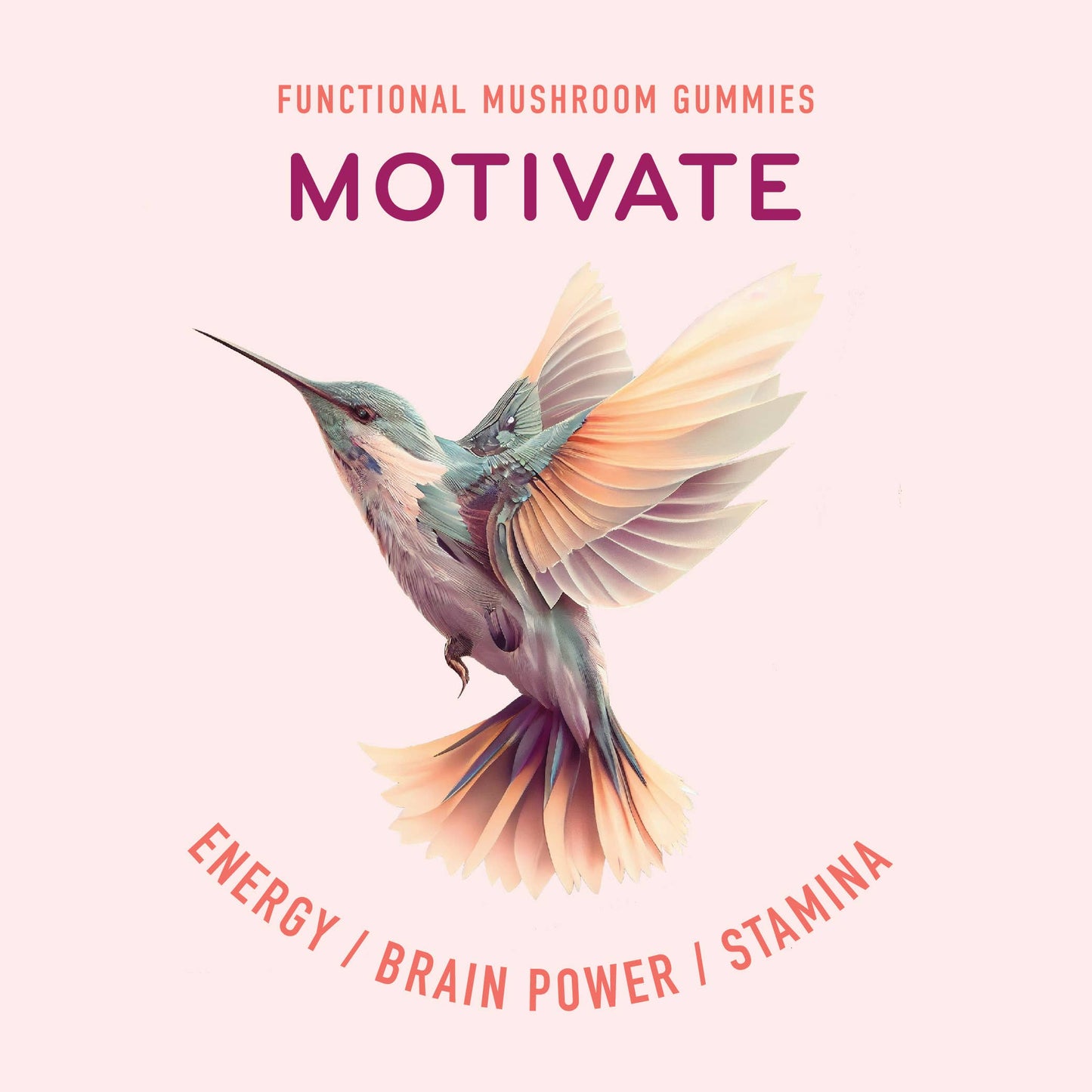 Motivate Mushroom Gummies 5-piece