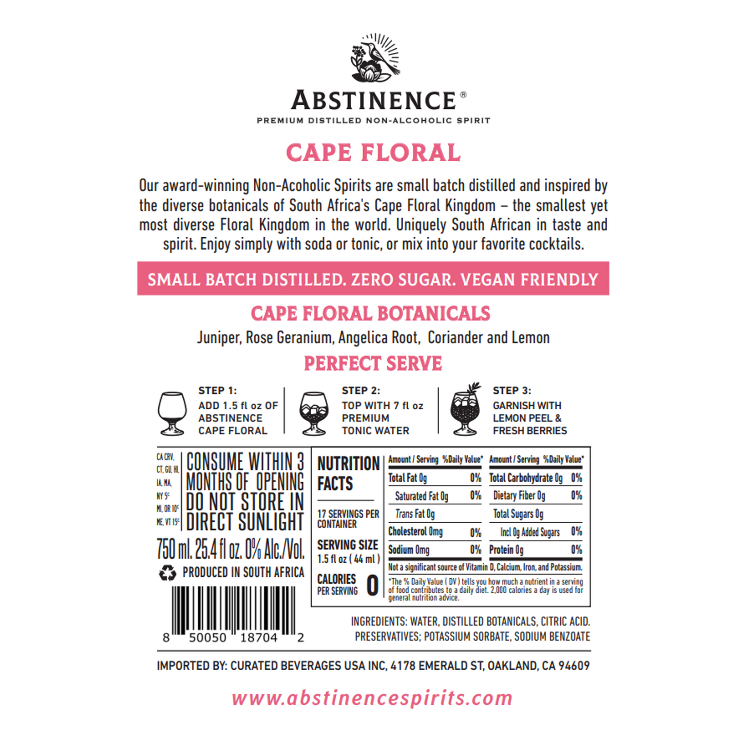 Cape Floral Gin Alternative