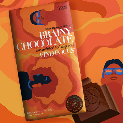 Brainy Chocolate - Focus Formula - Zesty Orange