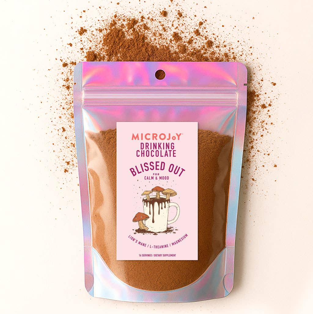 Blissed Out Seasonal Drinking Chocolate for Calm + Mood