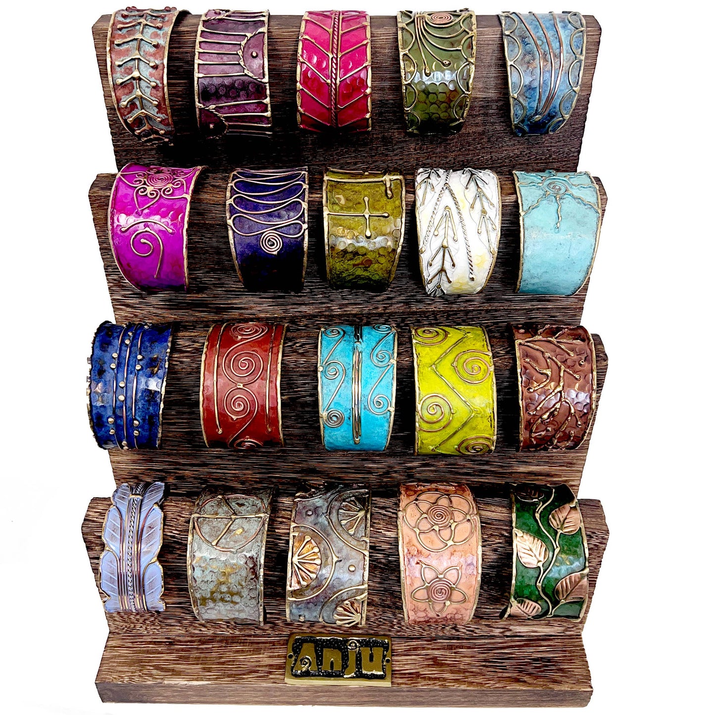 Brass Patina Bracelet - Single Bracelet