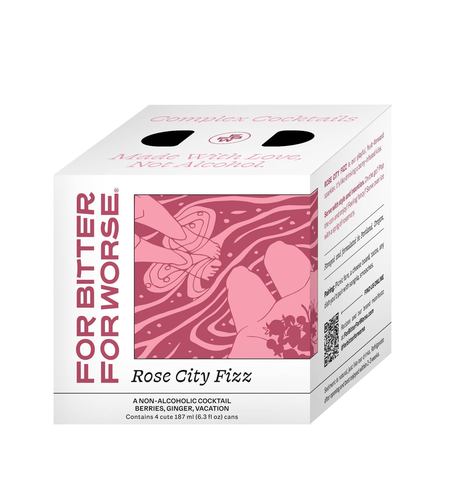 Rose City Fizz Can, Non-Alcoholic Tonic