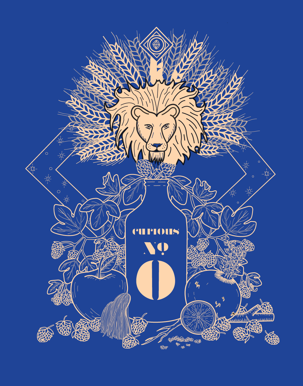 Curious Zero Lions Mane Lager