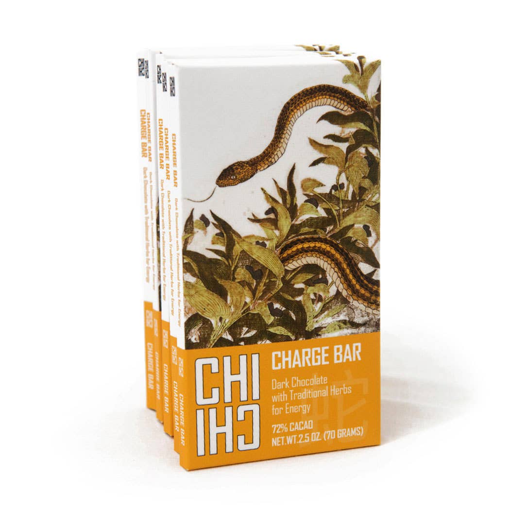 CHARGE Bars Vegan Herbal Chocolate Bars