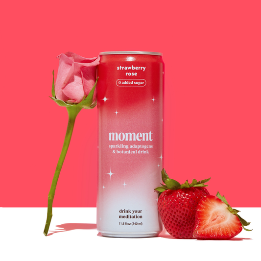 Strawberry Rose Botanical Soda