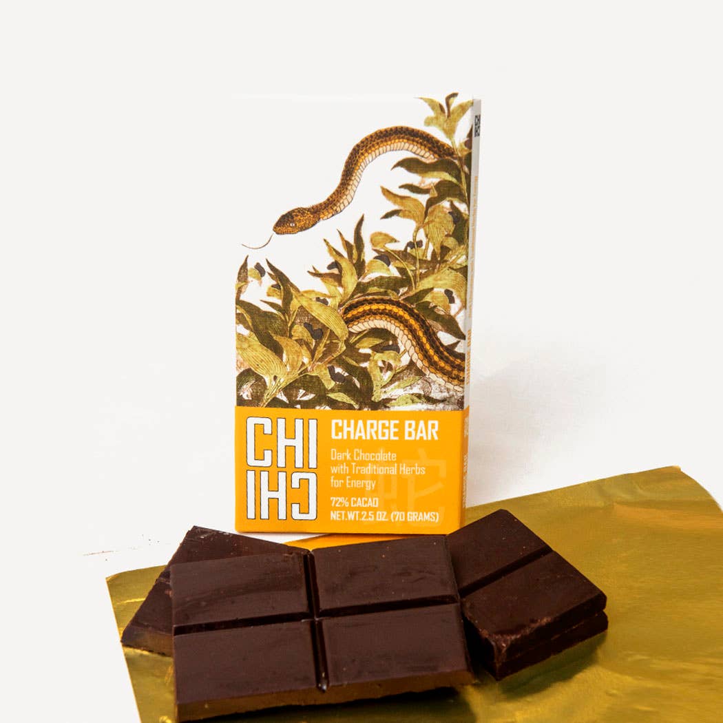 CHARGE Bars Vegan Herbal Chocolate Bars