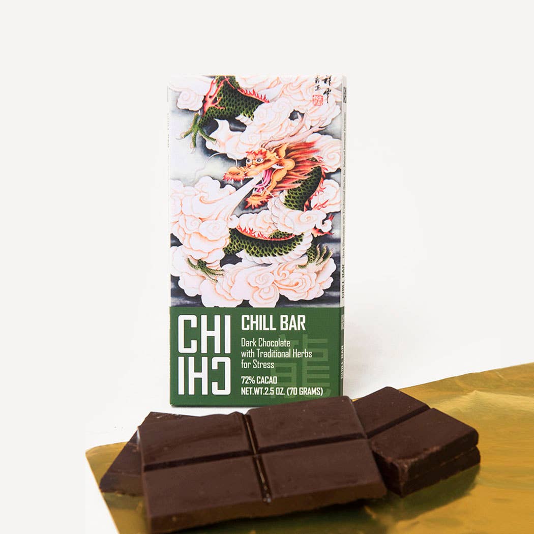 CHILL Bars Vegan Herbal Chocolate Bars