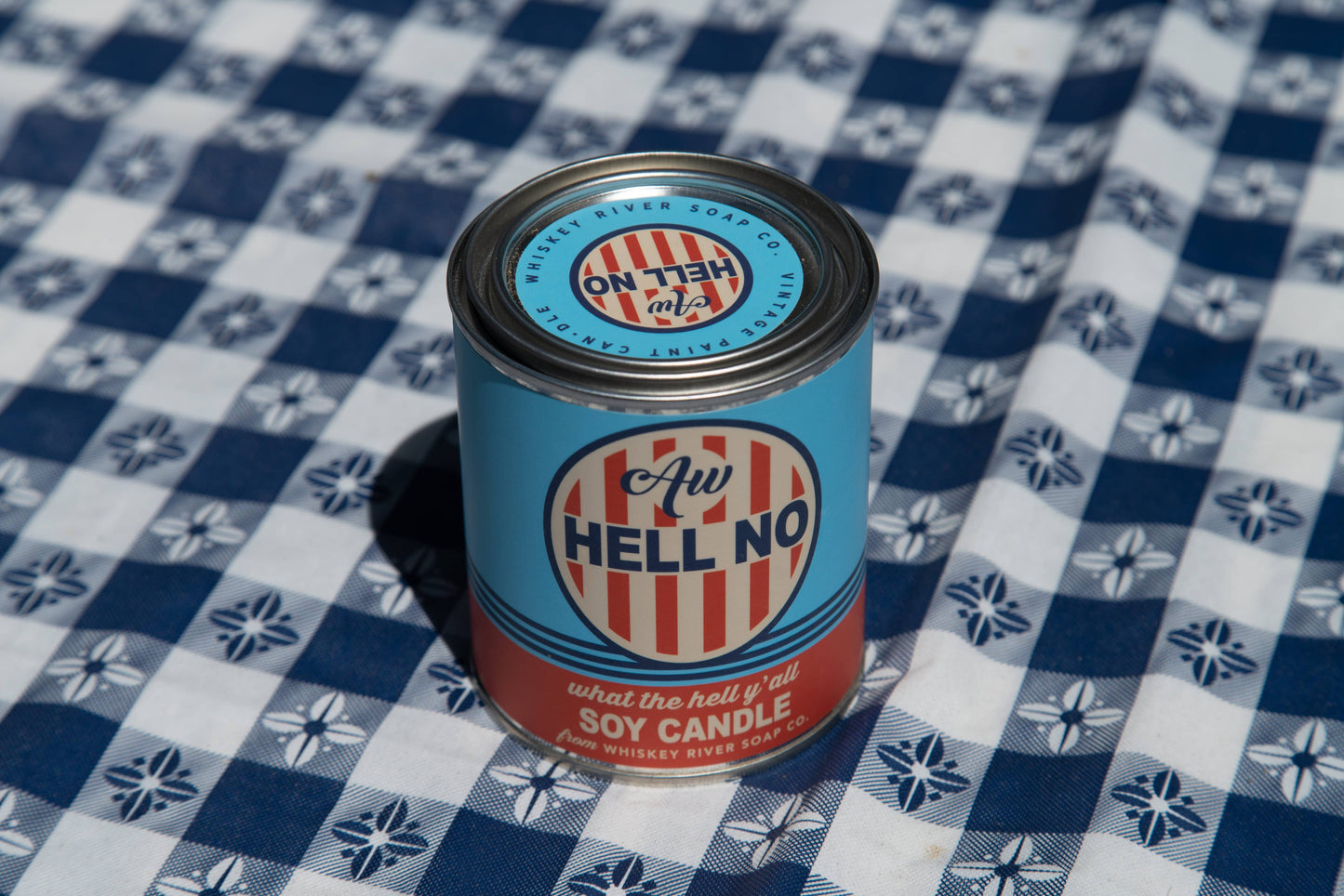 Aw Hell No Vintage Paint Candle