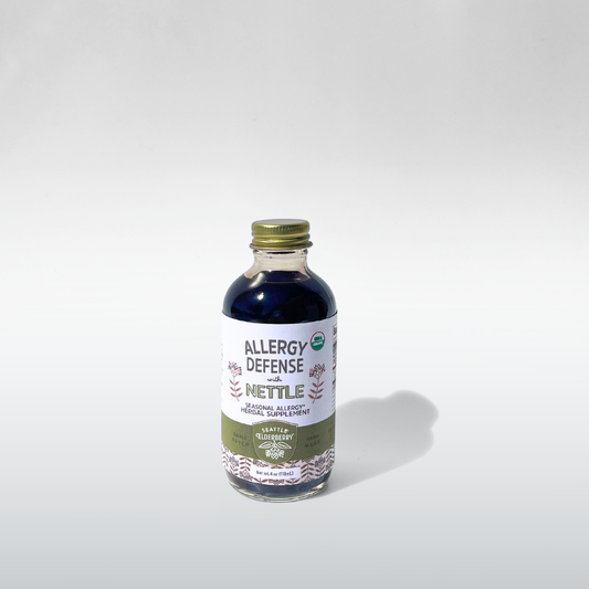 Seattle Elderberry - Allergy Defense Elderberry Syrup with Nettle