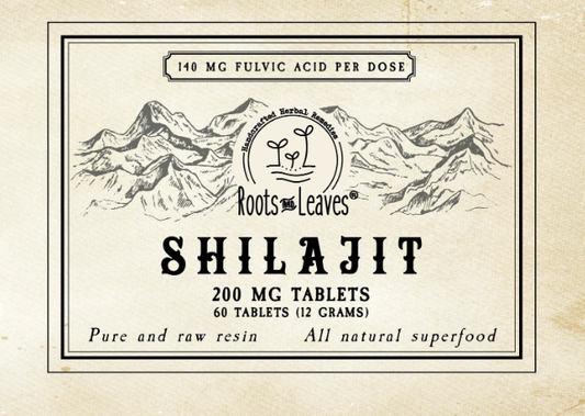 Pure Shilajit Tablets 60ct. - 60 doses