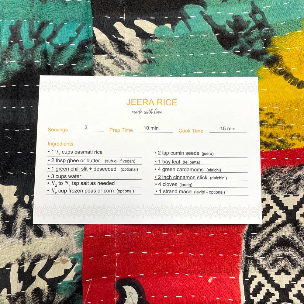 Mira Fair Trade - Upcycled Kantha Apron (Assorted Patterns)
