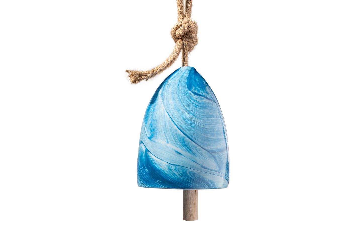 Hand Blown Art Glass Bell Chime