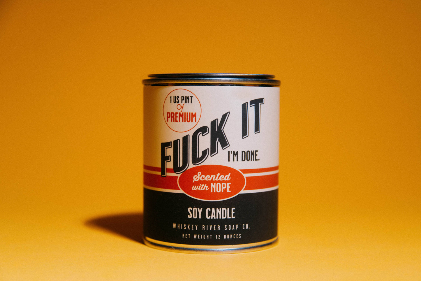 Fuck It Vintage Paint Candle