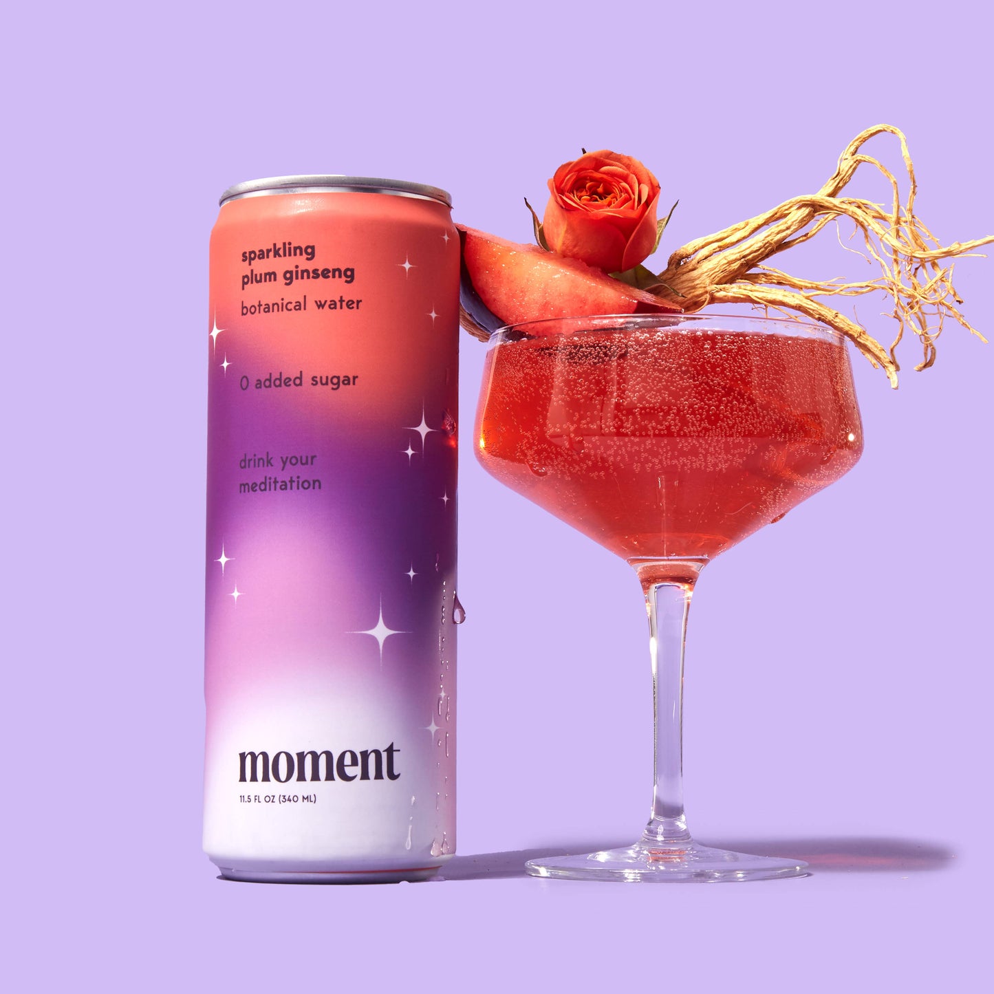 Plum Spritz Sparkling Mocktail