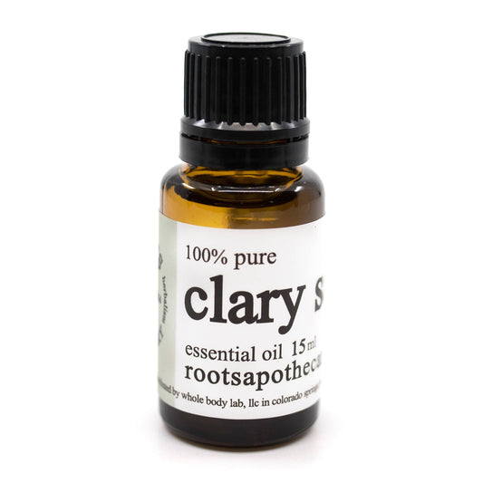 Clary sage essential oil.