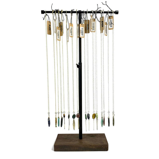 Akriti Metal and Stone Pendant Necklace - Singe Necklace