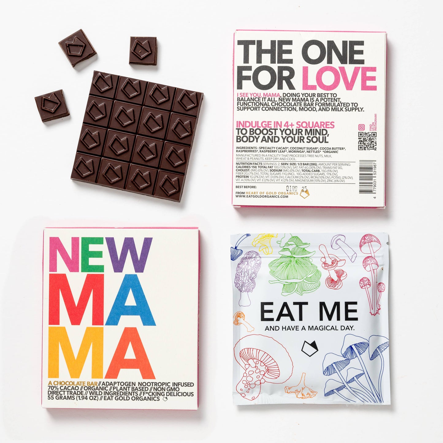 NEW MAMA a Potent, Functional & Delicious Chocolate Bar