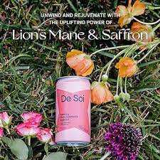 Très Rosé refreshing summertime drink with raspberry, rooibos, lion’s mane, and saffron adaptogens