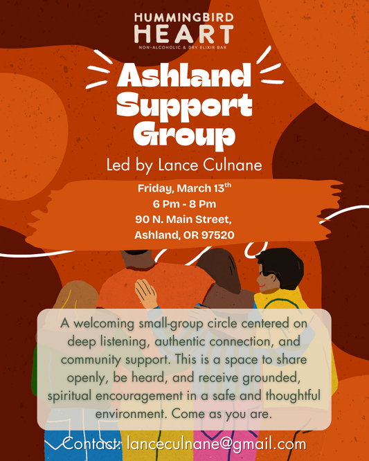 Ashland Support Group | Community Circle at Hummingbird Heart Co.