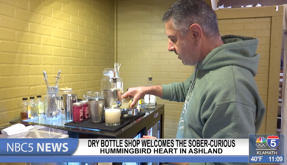 Hummingbird Heart Co. Featured on KOBI5 – Ashland’s Sober-Curious Community Hub