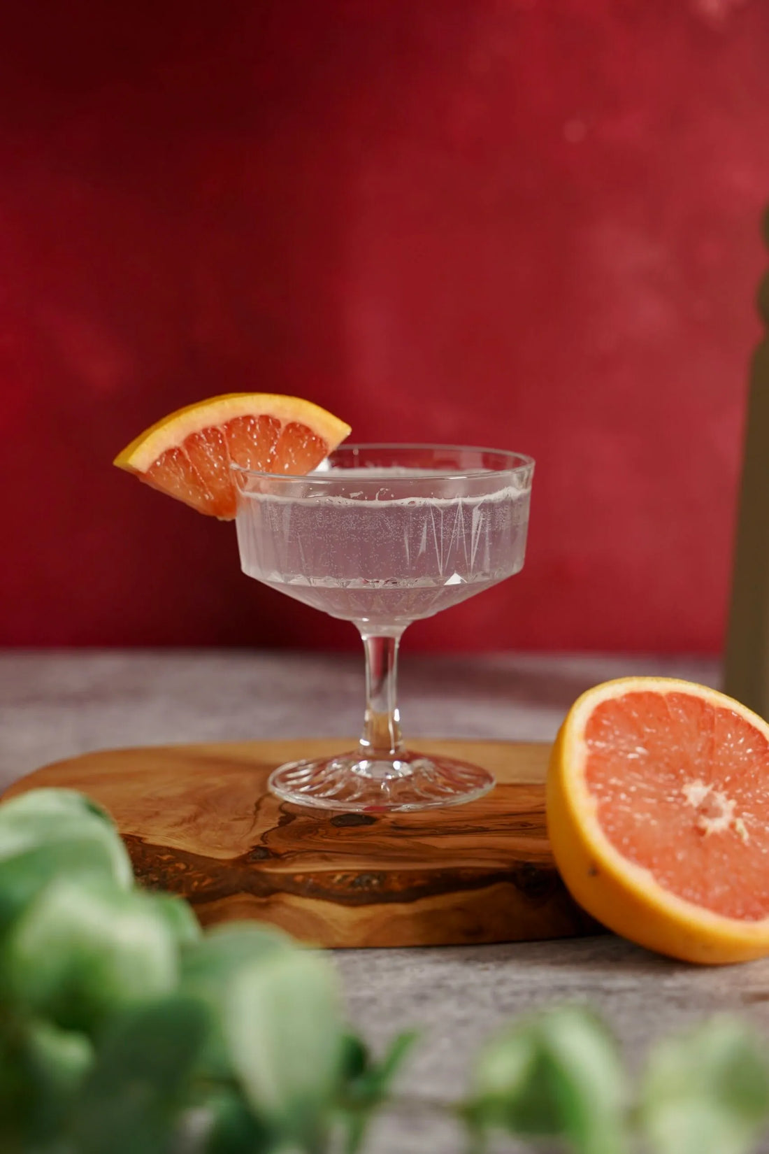 Grapefruit Basil Sparkler