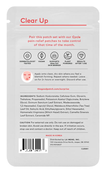 Clear-Up Microdart Patches