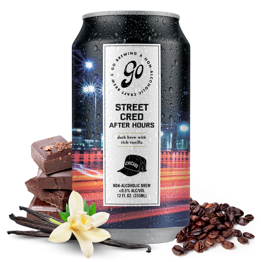 Street Cred Porter - Non Alcoholic Beer 6 pack