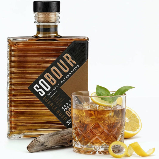 SOBOUR Doublewood Non-Alcoholic American Whiskey 0.0% ABV