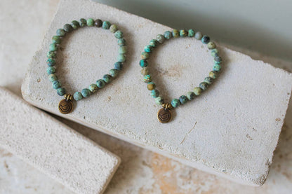 Spiritual Whiskey - Two Birds + One Stone Snap n' Share BFF Bracelet Turquoise