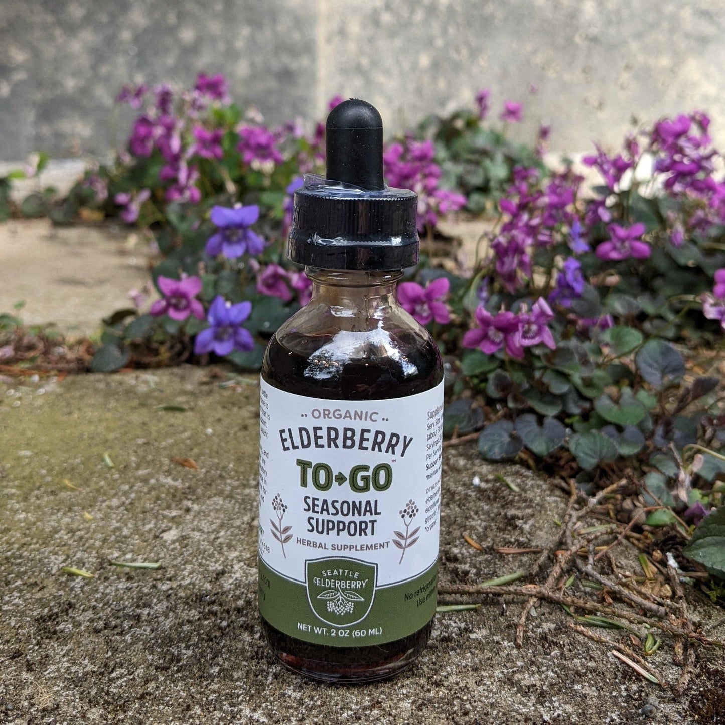 Seattle Elderberry - Seasonal Support To-Go™ Organic Elderberry Tincture