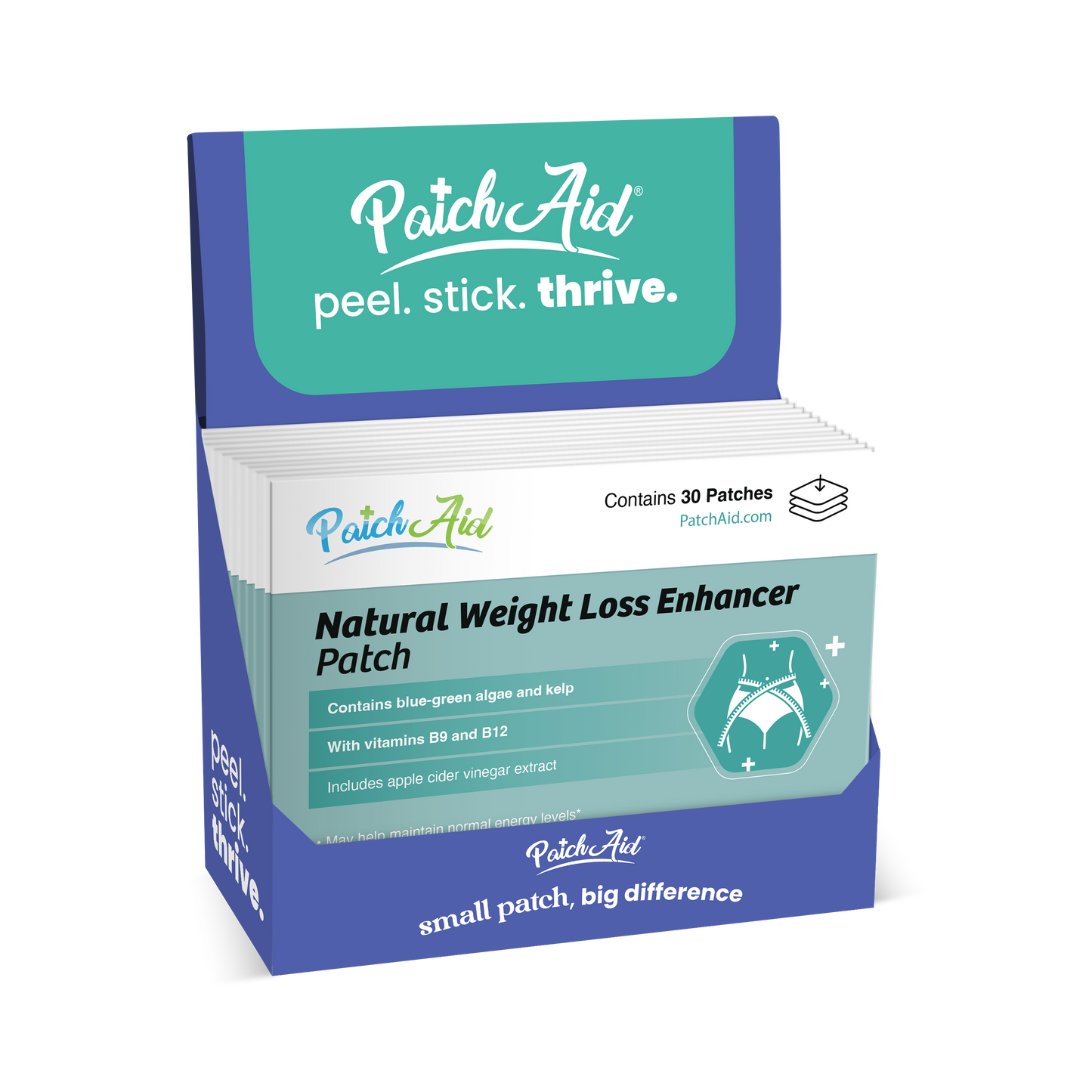 PatchAid - Natural Weight Loss Enhancer Patch - Metabolism & Energy Aid