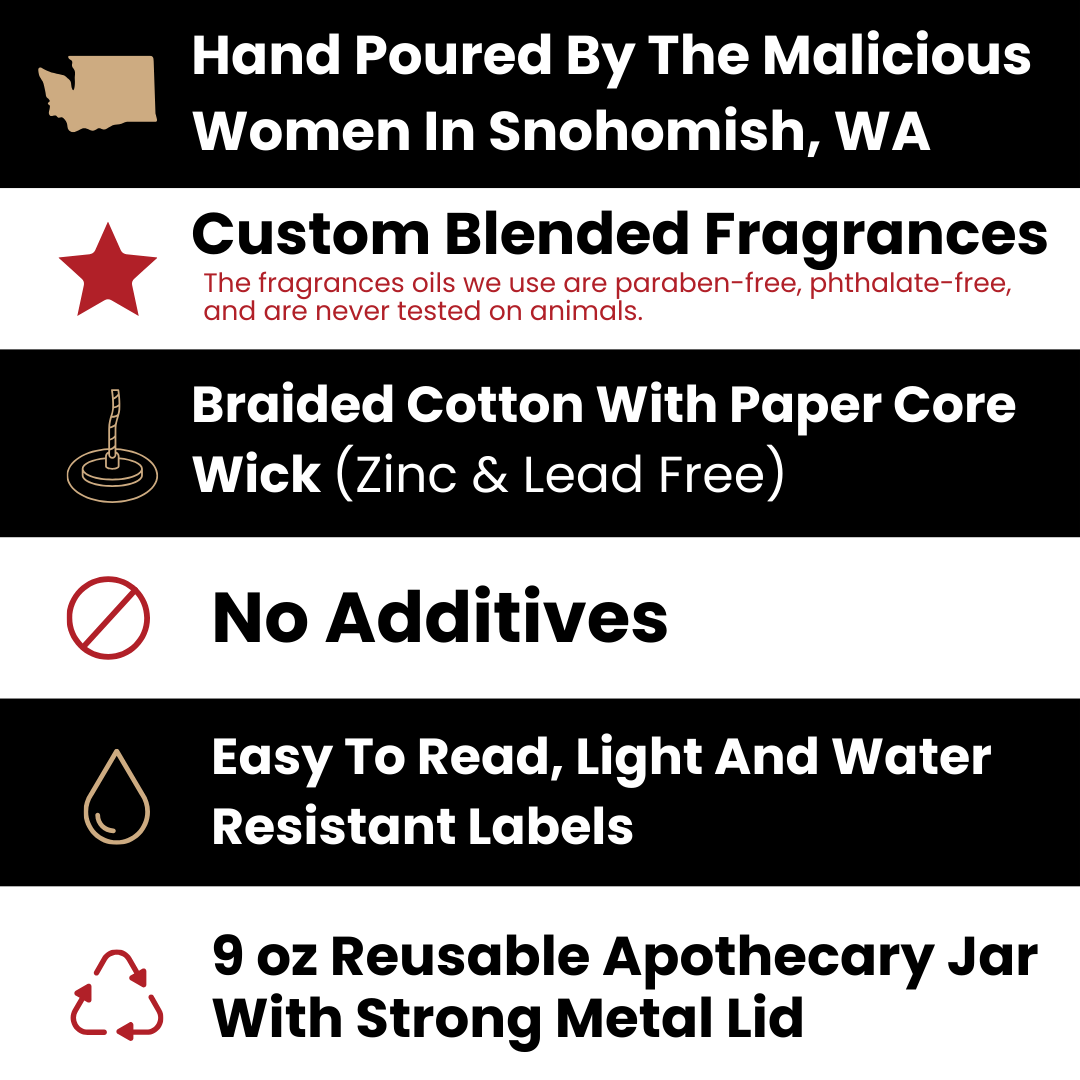 Unfuckwithable! 9oz Witch Candle Malicious Women Co