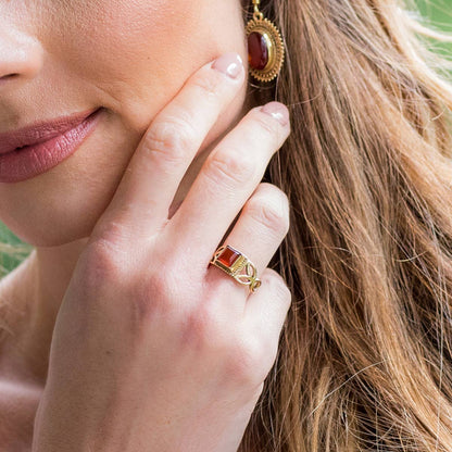 Tanvi Ring Collection - Gold-Toned Brass