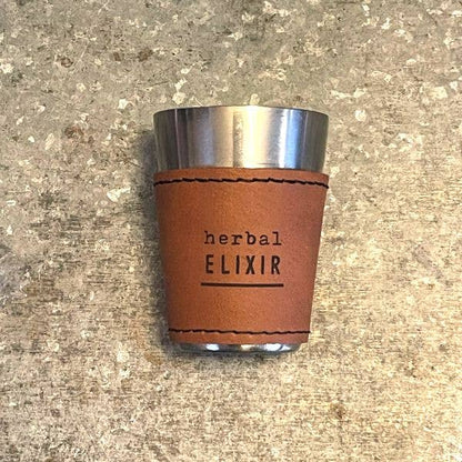 Spiritual Whiskey - Leatherette Shot Glass //Tincture // Sacred Sips
