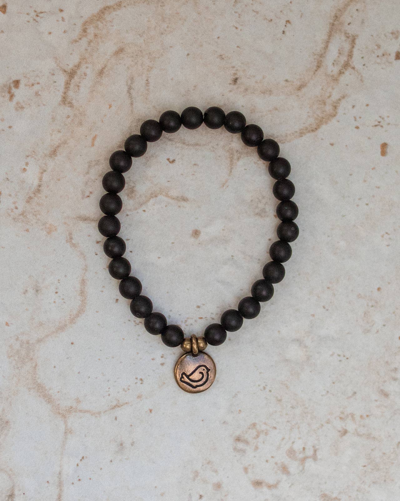 Spiritual Whiskey - Two Birds + One Stone Snap n' Share BFF Bracelet Black Onyx