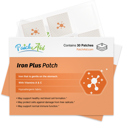 PatchAid - Iron Plus Vitamin Patch - Gentle Iron & Absorption Support