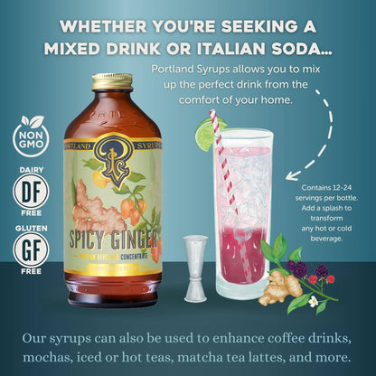 Spicy Ginger Syrup 12oz