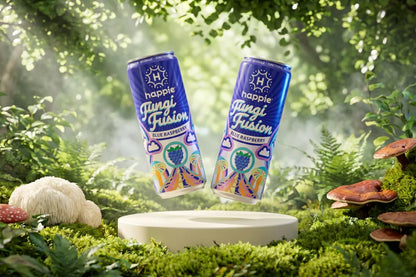 Fungi Fusion Blue Raspberry Adaptogen Beverage