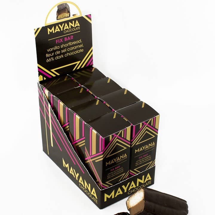 Mayana's Fix Bar - Vanilla, Caramel, Dark Chocolate Bar