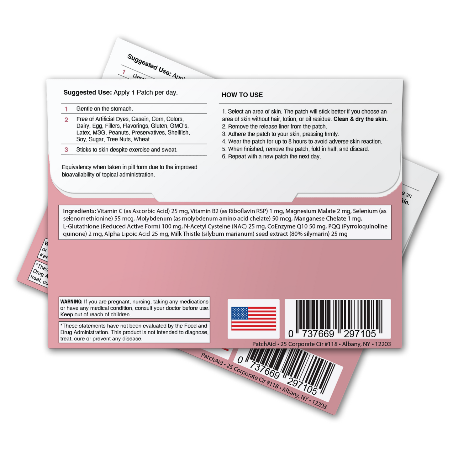 PatchAid - Glutathione Plus Patch - Antioxidant & Detox Support