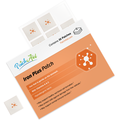 PatchAid - Iron Plus Vitamin Patch - Gentle Iron & Absorption Support