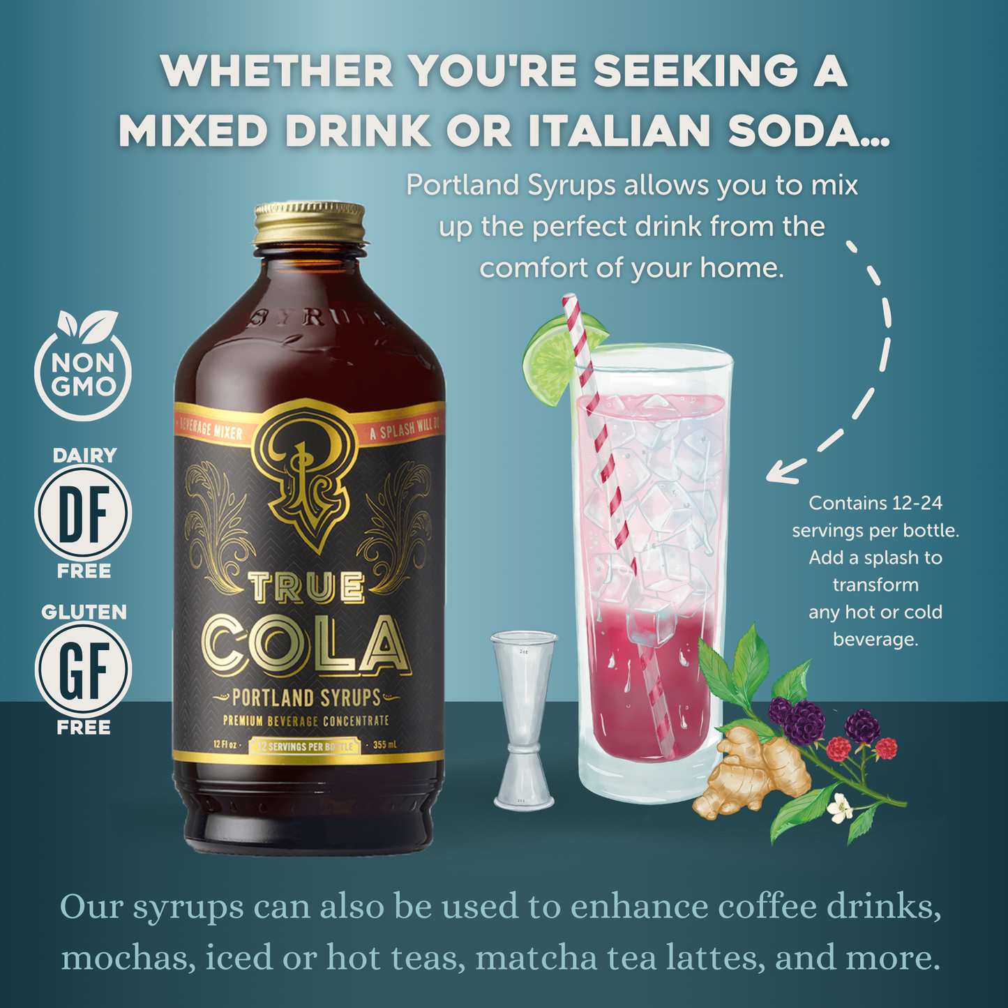 True Cola Syrup 12oz