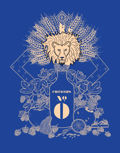 Curious Zero Lions Mane Lager