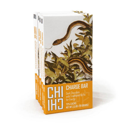 CHARGE Bars Vegan Herbal Chocolate Bars