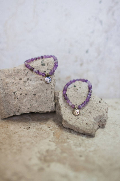 Spiritual Whiskey - Two Birds + One Stone Snap n' Share BFF Bracelet Amethyst
