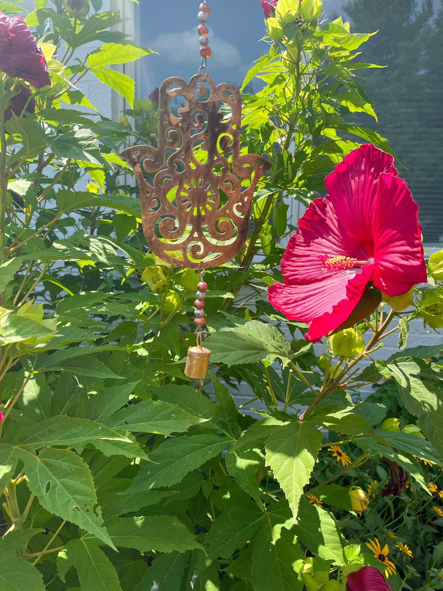 Mira Fair Trade - Hamsa Wind Chime