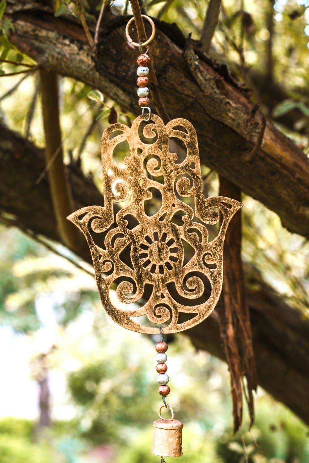 Mira Fair Trade - Hamsa Wind Chime
